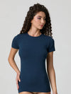 T-Shirt Donna Girocollo in Cotone Modal 4180