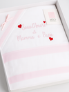 MIO PICCOLO - Set Lenzuola Culla 100% Cotone Amore di Mamma e Papà - Art.37