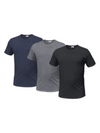 ENRICO COVERI - ET1100 T-shirt uomo cotone pettinato scollo basso - 3 pezzi