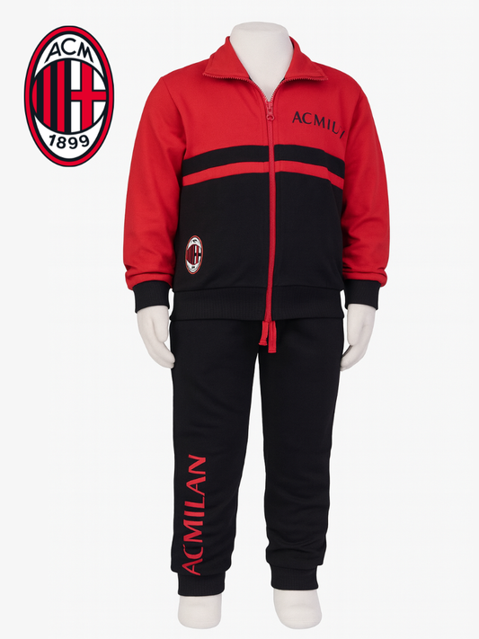Tuta bambino MILAN in felpa full zip - F30 1190