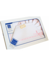 MIO PICCOLO - Set Lenzuolino Culla da ricamare 100% Cotone - Art.13/05