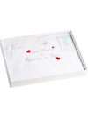 MIO PICCOLO - Set Lenzuola Culla 100% Cotone Amore di Mamma e Papà - Art.37