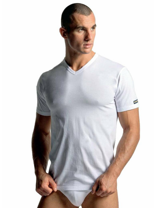 NAVIGARE - 512 T-shirt Uomo Scollo ''V'' In Cotone - 3 Pezzi