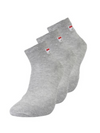 FILA - 9303 Calzino Quarter Unisex Con Logo - 3 Paia