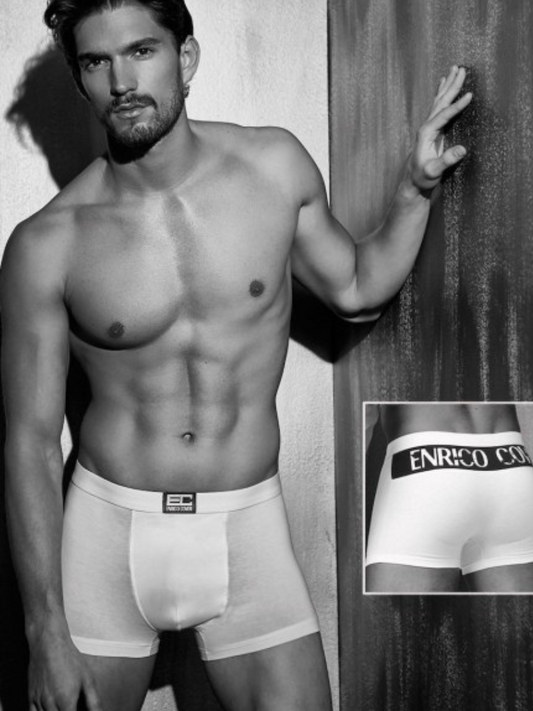 ENRICO COVERI - EB1512 Boxer uomo cotone elasticizzato - 6 pezzi