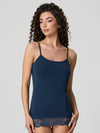 Top Canotta Donna con Pizzo in Cotone Modal Jadea 4327