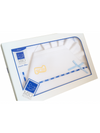 MIO PICCOLO - Set Lenzuolino Culla da ricamare 100% Cotone - Art.13/05