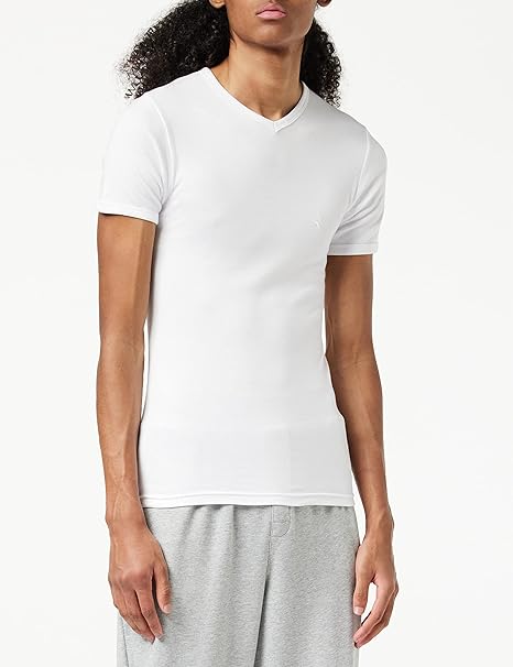 NAVIGARE - 112 T-Shirt Uomo Scollo V Caldo Cotone - 3 Pezzi