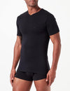 NAVIGARE - 112 T-Shirt Uomo Scollo V Caldo Cotone - 3 Pezzi