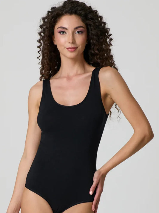 Body Donna Spalla Larga in Cotone Jadea 4152
