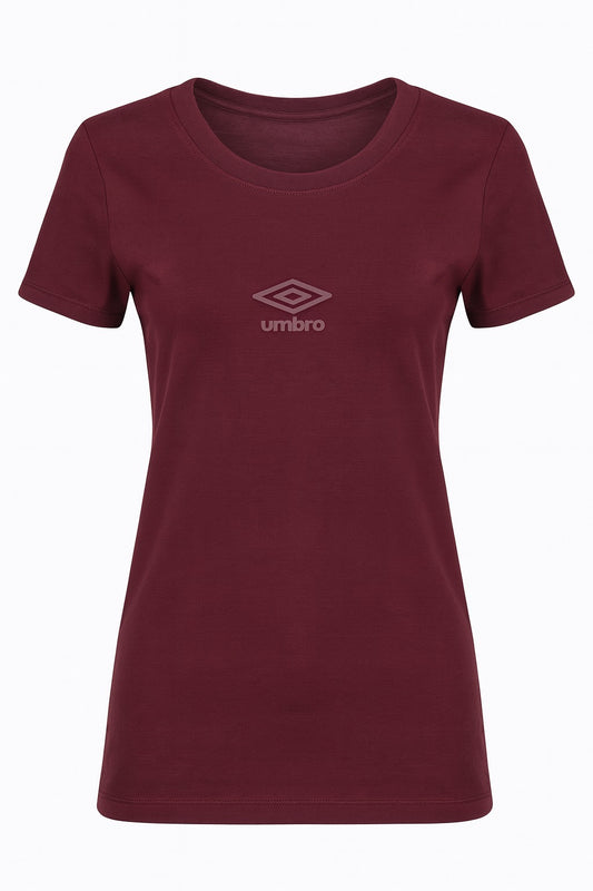 UMBRO - T-shirt donna in cotone elasticizzato