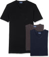 NAVIGARE - 112 T-Shirt Uomo Scollo V Caldo Cotone - 3 Pezzi