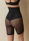 SELENE - 904 Slip-Guaina modellante vita alta gamba trasparente