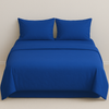 IRGE - Completo letto matrimoniale in cotone tinta unita