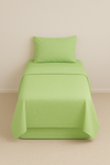 IRGE - Completo letto singolo in cotone tinta unita