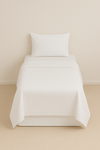 IRGE - Completo letto singolo in cotone tinta unita