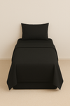 IRGE - Completo letto singolo in cotone tinta unita
