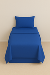 IRGE - Completo letto singolo in cotone tinta unita