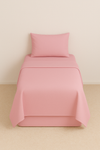 IRGE - Completo letto singolo in cotone tinta unita