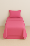 IRGE - Completo letto singolo in cotone tinta unita