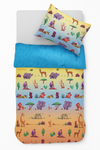NOVIA - Completo Letto Singolo JUNGLE in cotone