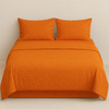 IRGE - Completo letto matrimoniale in cotone tinta unita