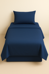 IRGE - Completo letto singolo in cotone tinta unita