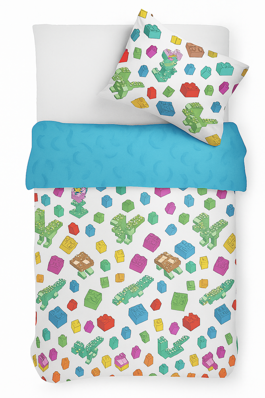 NOVIA - Completo Letto Singolo FANTASY GAME in cotone