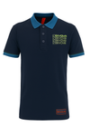 GIVOVA - Polo Uomo in Cotone Piquet BLU