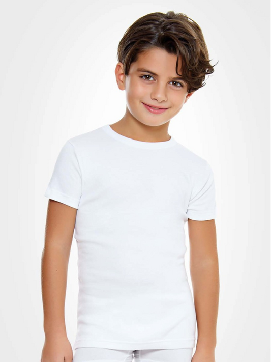 ENRICO COVERI - ET4200 T-shirt bimbo in caldo cotone - 3 pezzi