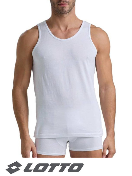 LOTTO - LT1012 Canotta uomo in cotone bielastico - 3 Pezzi