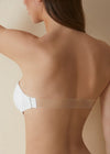 SELENE - MAGDALENA Reggiseno a fascia con spallina trasparente Coppa-C