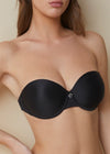 SELENE - MAGDALENA Reggiseno a fascia con spallina trasparente Coppa-C