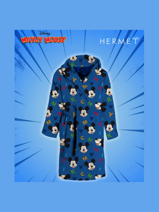 HERMET - Accappatoio bimbo in spugna MICKEY MOUSE