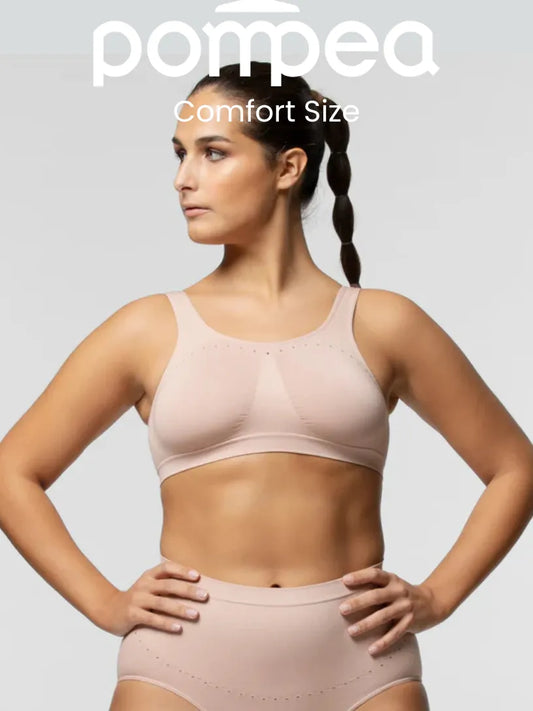 Pompea - Brassiere in Microfibra COMFORT SIZE - 3 Pezzi