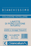 BIANCALUNA - Lavette 100% Cotone Collezione Hotellerie - 6 Pezzi