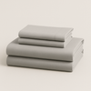 ELITE - Completo letto Matrimoniale in Cotone Tinta Unita