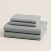 ELITE - Completo letto Matrimoniale in Cotone Tinta Unita