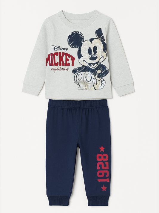 SABOR - Pigiama neonato caldo cotone MICKEY MOUSE - 3439