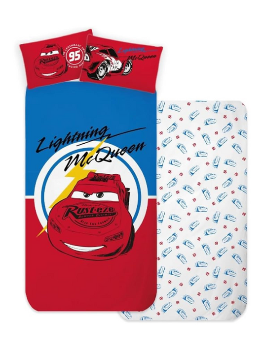 HERMET - Completo Letto Singolo CARS in cotone