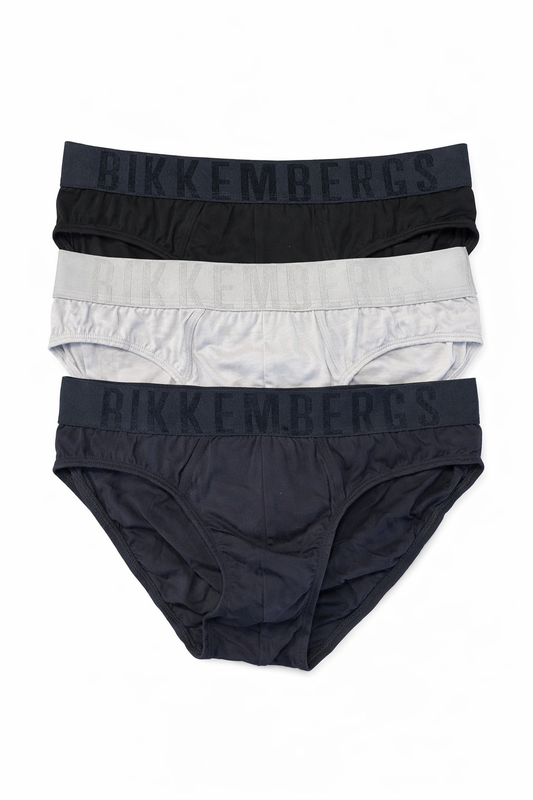 BIKKEMBERGS - Slip uomo TONAL - 3 Pezzi