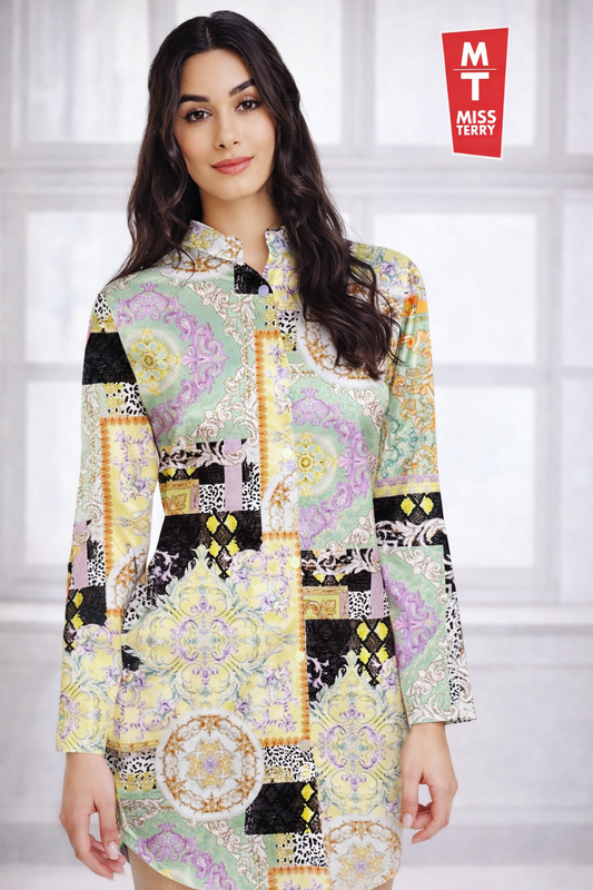 KISSIMO - Camicia in satin BRANDA - RS764