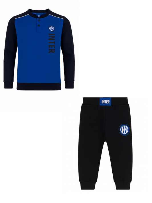 Pigiama bimbo INTER in caldo cotone - T30 1185