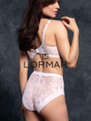 LORMAR - Culotte Curvy in pizzo