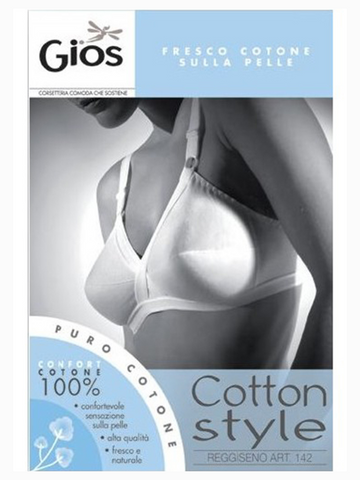 GIOS - Reggiseno incrociato in cotone - Art.142