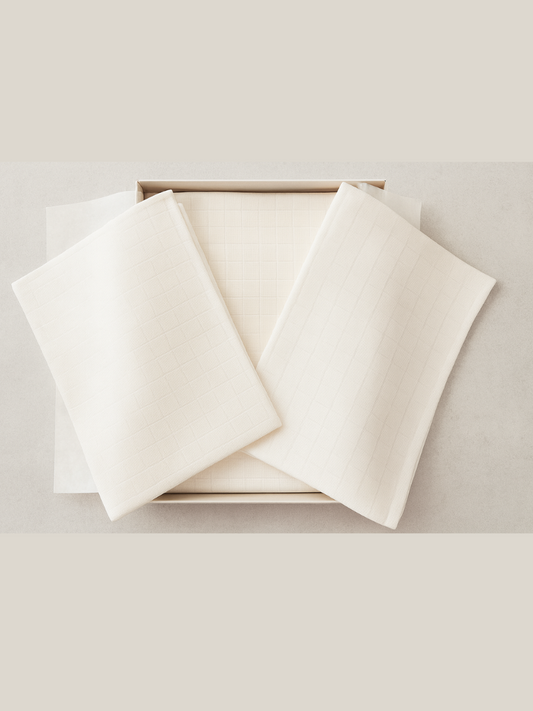 BASSETTI - Quadrato in Garza 100% Cotone 6 Pezzi - Art.60 Bianco