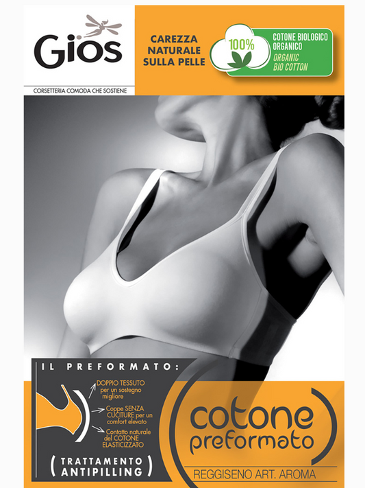 GIOS - Reggiseno preformato senza cuciture - Art.AROMA