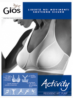 GIOS - Reggiseno sportivo in microfibra - Art. PUMP