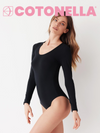 COTONELLA - Body girocollo manica lunga 3506