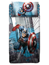 HERMET - Completo letto singolo CAPTAIN AMERICA